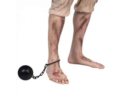 Lábgolyó láncon - 30 cm - 1 db.