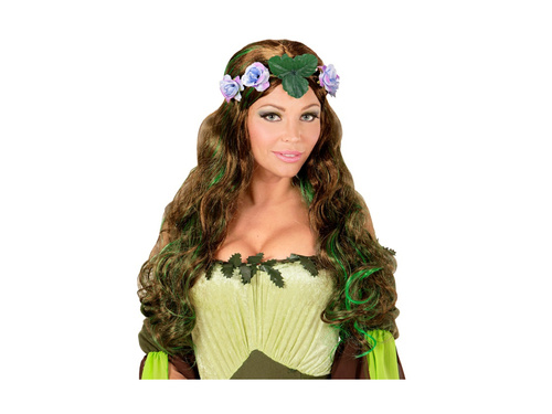 Mother Nature paróka virágos fejpánttal