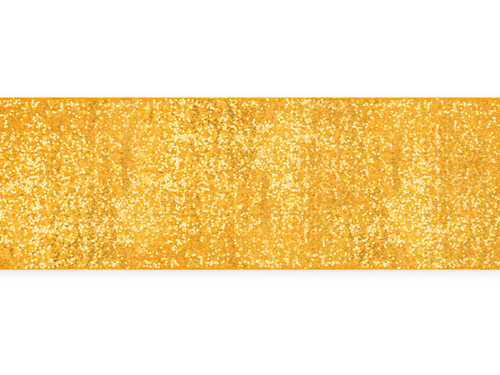 Dekorációs flitteres asztali futó - arany - 28 cm x 2 m - 1 db.