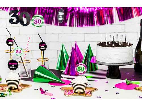 Trombitasípok holografikus kibontható - 20 db