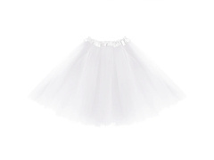 Tutu szoknya - fehér - 40 cm - 1 db.