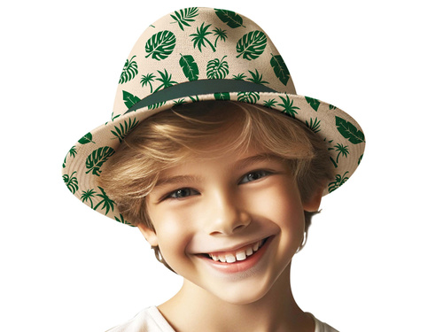Hawaii trópusi levelek sapka gyerekeknek - 1 db.