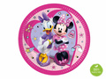 Minnie egér születésnapi papírtányér - 23 cm - 8 db.