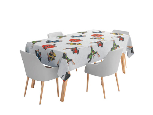 Ninja születésnapi terítő - 120 x 180 cm - 1 db.