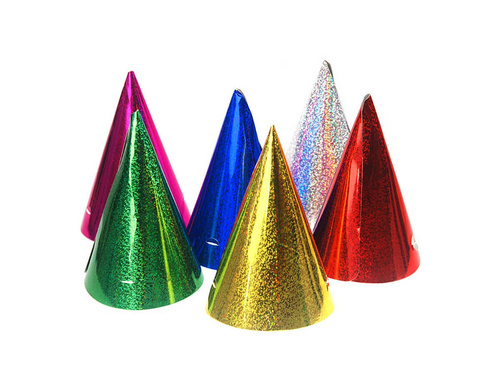 Színes holografikus kupakok - 6 db.