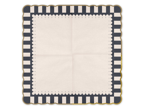 Csíkos szalvéták - 33x33 cm - 12 cm