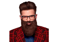 Szakáll bajusszal barna - 1 db.