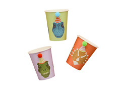 Papírpoharak Dinoszauruszok - 250 ml - 8 db.