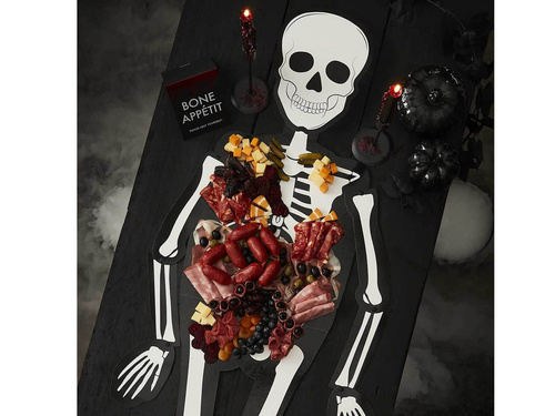 Halloween csontváz tálca - 150 x 130 cm - 1 db.