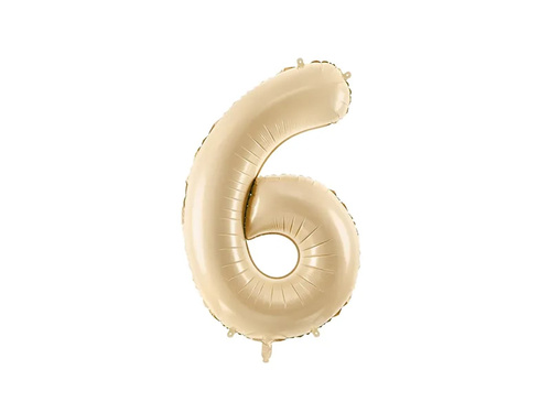 6-os bézs színű fólialufi - 72 cm - 1 db.