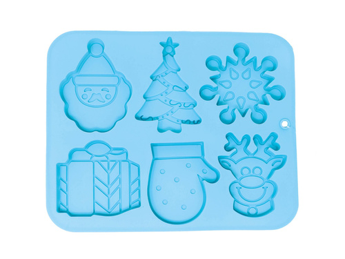 Karácsonyi kekszforma - 6 db.