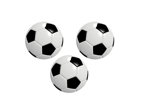 Palack medálok szalaggal Football - 12 db.