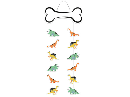 Akasztós dekoráció Dinoszauruszok - 85 cm - 1 db.