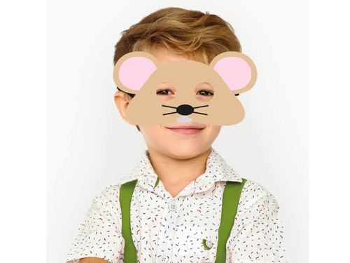 Filc maszk egér - 1 db.