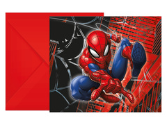 Pókember születésnapi meghívók - 6 db.