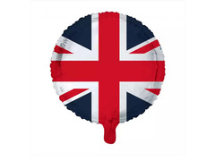 Brit nemzeti zászló fólialufi - 46 cm - 1 db.