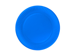 Kék papírtányérok - 18 cm - 6 db.