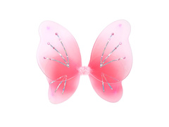 Rózsaszín szárnyak kristályokkal 50×40 cm