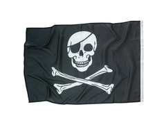Kalóz zászló - 92 x 60 cm - 1 db.