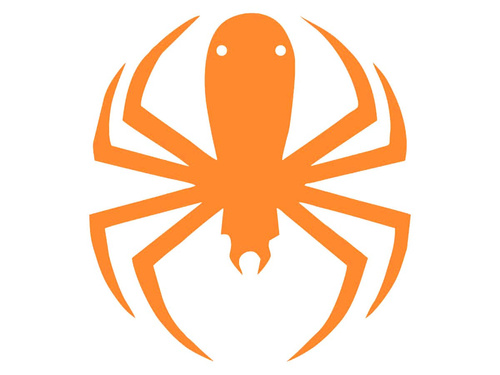 Halloween papírpók 13-15 cm - 1 db.