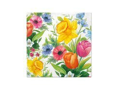 Tavaszi virágok szalvéták - 33 cm - 20 db.