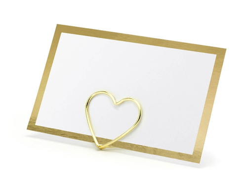 Keret névjegykártyák asztalra - 9,5 x 5,5 cm - 10 db.