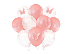 Latex lufi Pillangók - 30 cm - 10 db.