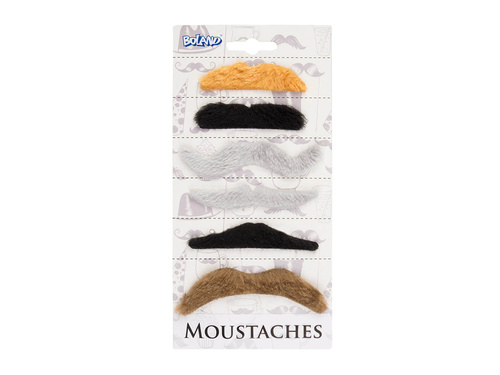 Öntapadós bajusz mix minták - 6 db.