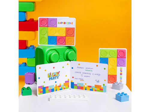 Születésnapi meghívó blokkok - 6 db.