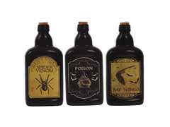 Halloween üvegcsék - 19 cm - 1 db.