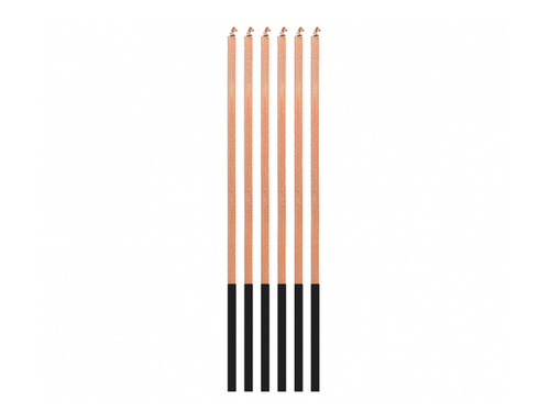 Magic Flame születésnapi gyertyák rózsaszín arany - 15 cm - 6 db.