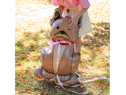 Fólialufi álló bulldog kutya - 60x98 cm - 1 db.