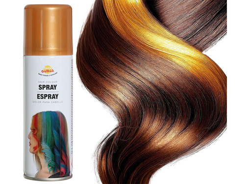 Mosható pasztell hajspray 125 ml - arany