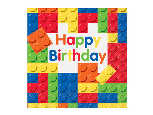 Csészék + tányérok + papírszalvéta készlet születésnapi Cloches - 32 db.