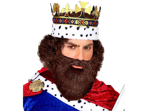 Szakáll bajusszal barna - 1 db.