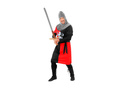 Középkori harcos jelmez piros