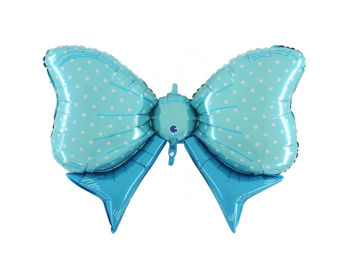 Fólialufi Kék masni - 109 cm - 1 db.