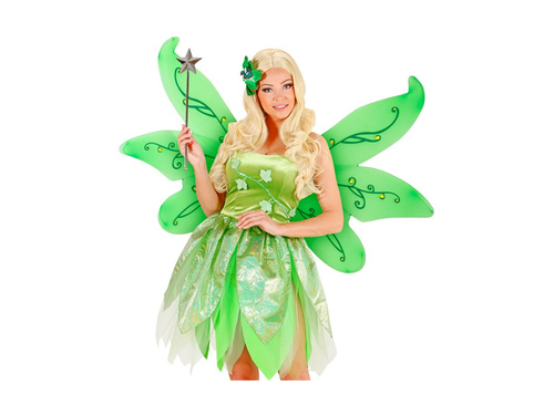 Zöld szárnyak maxi kristályokkal 125×72 cm