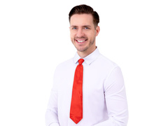 Piros nyakkendő - 45 cm - 1 db.