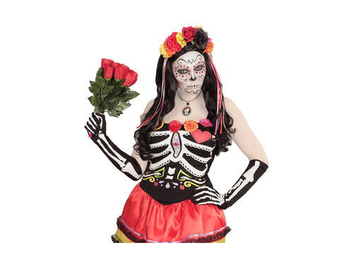 Csontváz kesztyű 50 cm - elöl és hátul nyomtatva