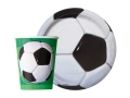 Készlet poharak + papírtányérok Football - 16 db.