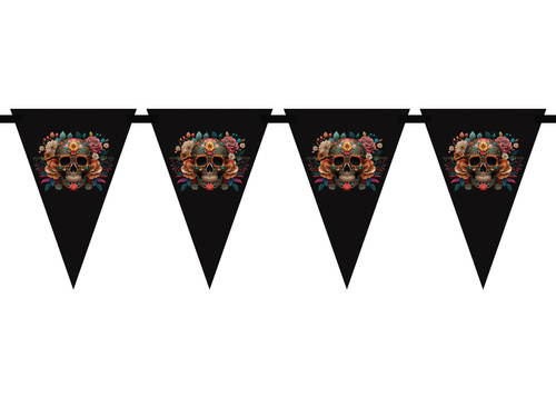 Dia de los muertos zászló banner - 500 cm