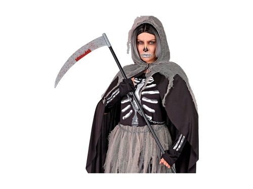 Vérfoltos műanyag kasza - 107 cm