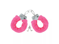 Rózsaszín bilincs szőrmével - 1 db.