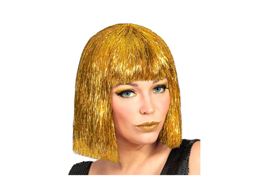 Csillogó Vegas arany paróka