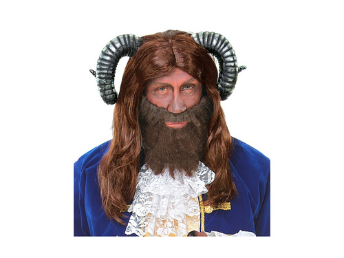 Beast paróka szarvakkal