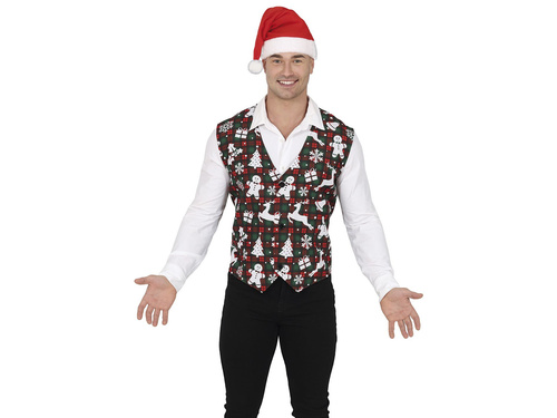 Karácsonyi mellény egy férfi számára