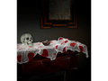 Vérfoltos hálós terítő Halloweenre - 80 x 180 cm - 1 db.