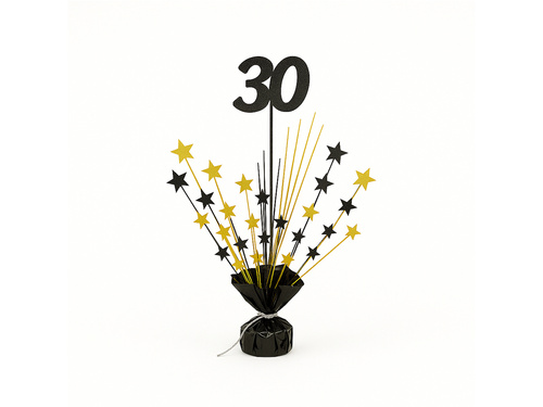 Asztali dekoráció 30. évfordulóra - 36 cm - 1 db.