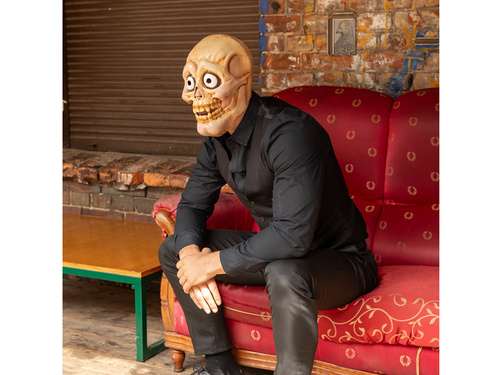 Halloween koponya maszk - 22x28,5 cm - 1 db.